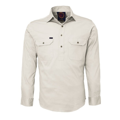 Ritemate RM100CF Closed Front Long Sleeve Shirt
