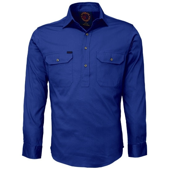 Ritemate RM100CF Closed Front Long Sleeve Shirt