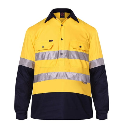 Ritemate RM107VCFR Vented Closed Front Lightweight Long Sleeve 3M Tape