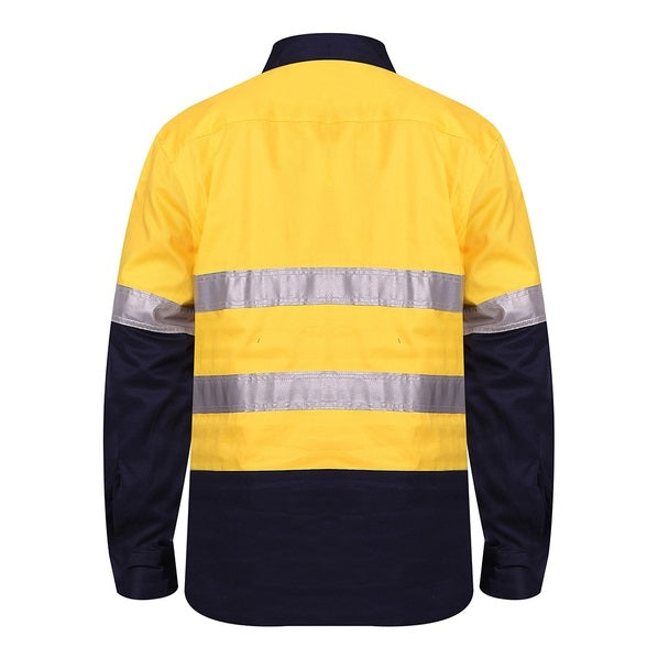 Ritemate RM107VCFR Vented Closed Front Lightweight Long Sleeve 3M Tape