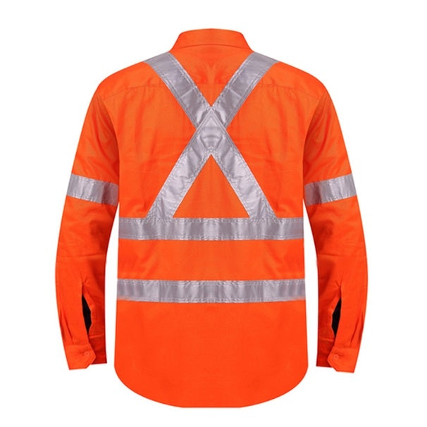 Ritemate RM106XR Open Front L/S 3M Tape "X" Design