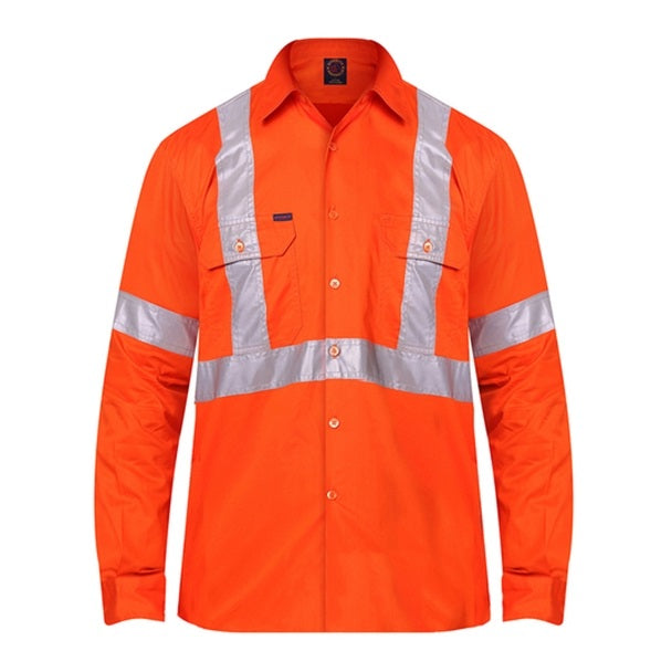 Ritemate RM106XR Open Front L/S 3M Tape "X" Design