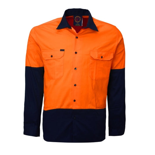 Ritemate RM107V2 Vented Open Front Lightweight Long Sleeve