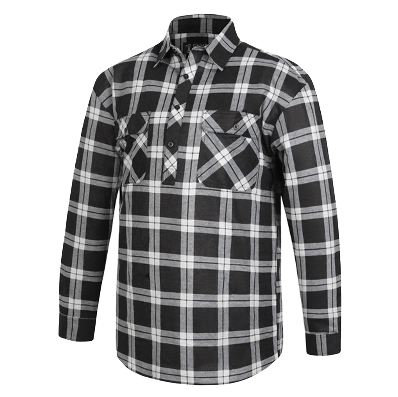 Pilbara RM123SCF Closed Front Flannelette Shirt