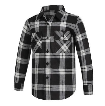 Pilbara RM123SKO Childrens Open Front Flannelette Shirt