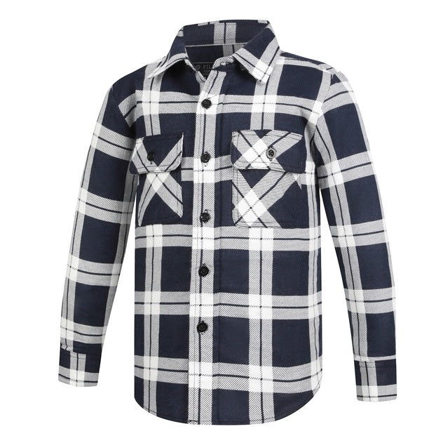 Pilbara RM123SKO Childrens Open Front Flannelette Shirt