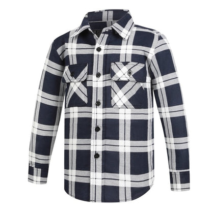 Pilbara RM123SKO Childrens Open Front Flannelette Shirt