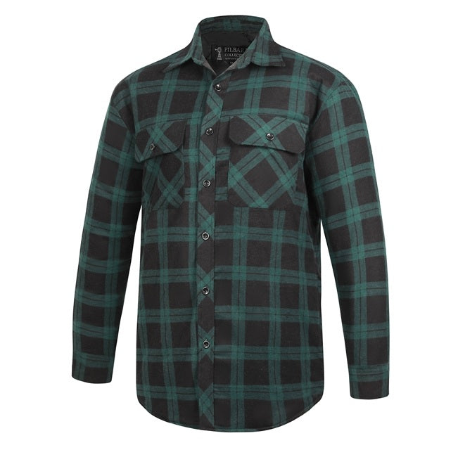 Pilbara RM123SKO Childrens Open Front Flannelette Shirt