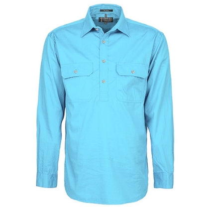 Pilbara RM200CF Mens Pilbara Closed Front Long Sleeve Shirt