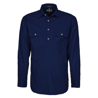 Pilbara RM200CF Mens Pilbara Closed Front Long Sleeve Shirt