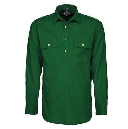 Pilbara RM200CF Mens Pilbara Closed Front Long Sleeve Shirt