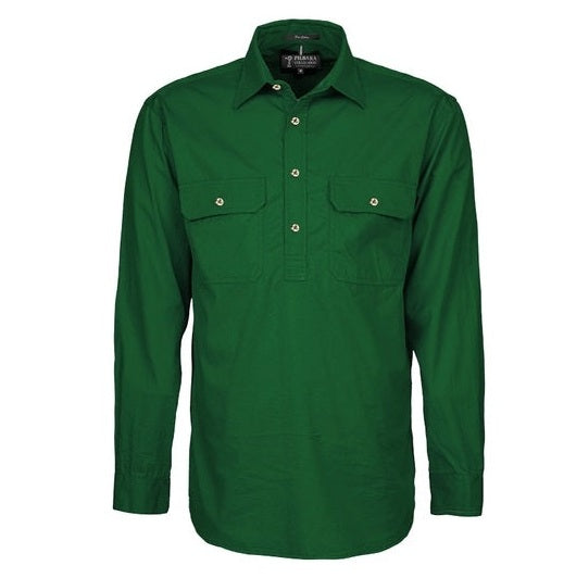 Pilbara RM200CF Mens Pilbara Closed Front Long Sleeve Shirt