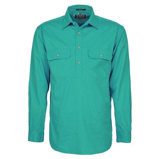Pilbara RM200CF Mens Pilbara Closed Front Long Sleeve Shirt