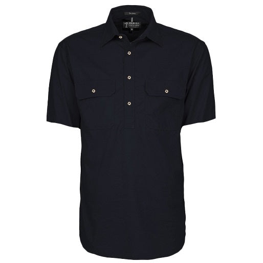 Pilbara RM200CFS Mens Closed Front Short Sleeve Lightweight Shirt