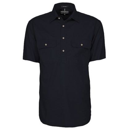 Pilbara RM200CFS Mens Closed Front Short Sleeve Lightweight Shirt