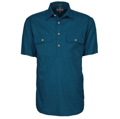 Pilbara RM200CFS Mens Closed Front Short Sleeve Lightweight Shirt