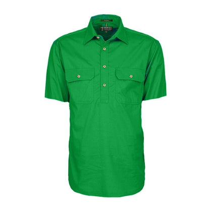 Pilbara RM200CFS Mens Closed Front Short Sleeve Lightweight Shirt