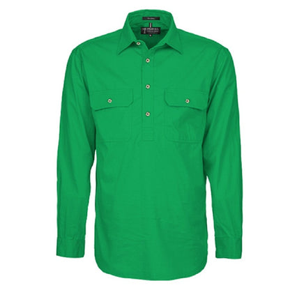 Pilbara RM200CF Mens Pilbara Closed Front Long Sleeve Shirt