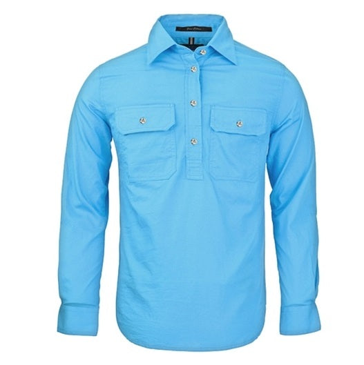 Pilbara RM300CF Womens Closed Front Long Sleeve Shirt