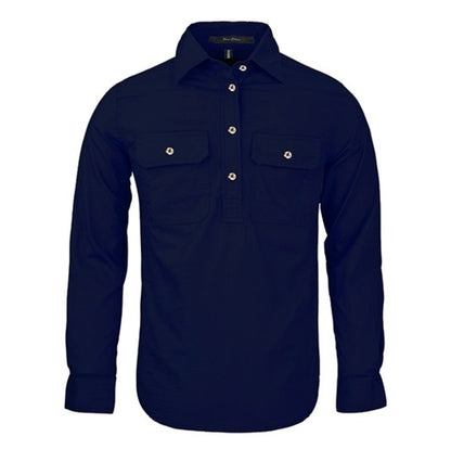 Pilbara RM300CF Womens Closed Front Long Sleeve Shirt