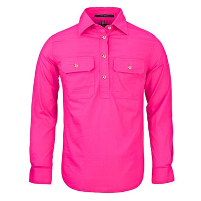 Pilbara RM300CF Womens Closed Front Long Sleeve Shirt