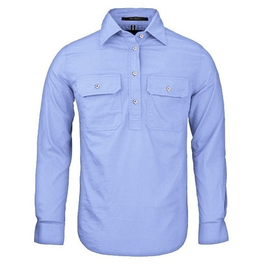 Pilbara RM300CF Womens Closed Front Long Sleeve Shirt