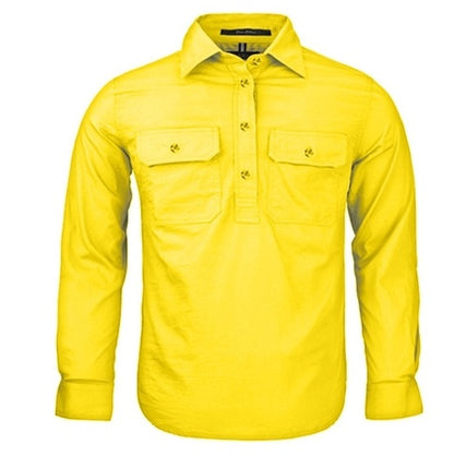 Pilbara RM400CF Kids Closed Front Long Sleeve Shirt