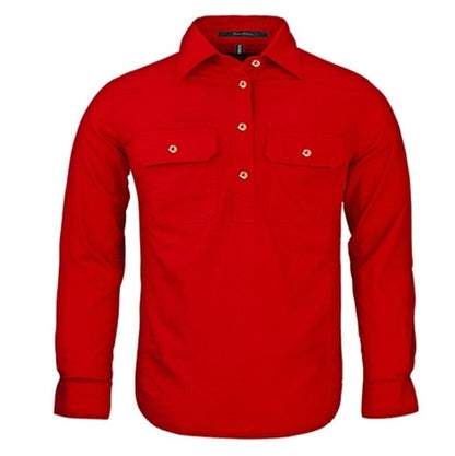 Pilbara RM400CF Kids Closed Front Long Sleeve Shirt