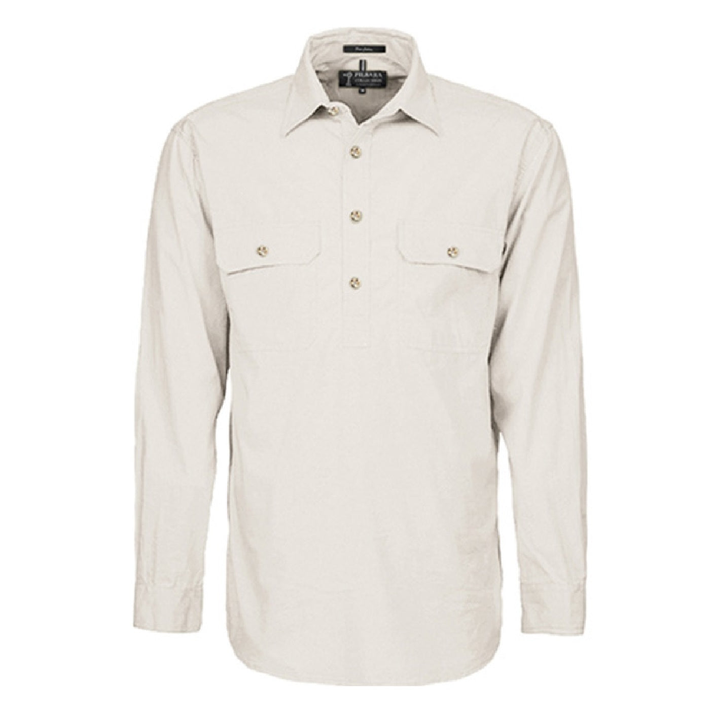 Pilbara RM800CF Heavy Weight Closed Front L/S Shirt