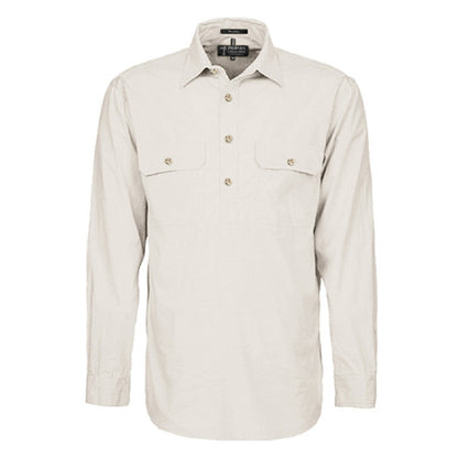 Pilbara RM800CF Heavy Weight Closed Front L/S Shirt