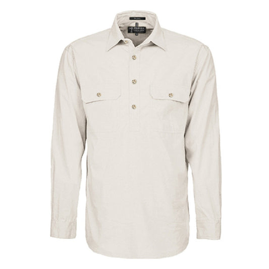 Pilbara RM800CF Heavy Weight Closed Front L/S Shirt