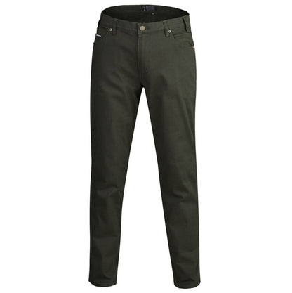Pilbara RMPC014 Mens Cotton Stretch Jeans Moss