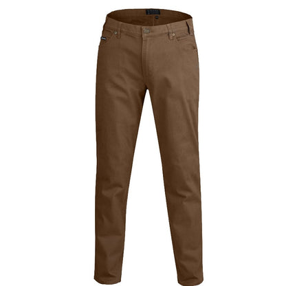 Pilbara RMPC014 Mens Cotton Stretch Jeans Whiskey