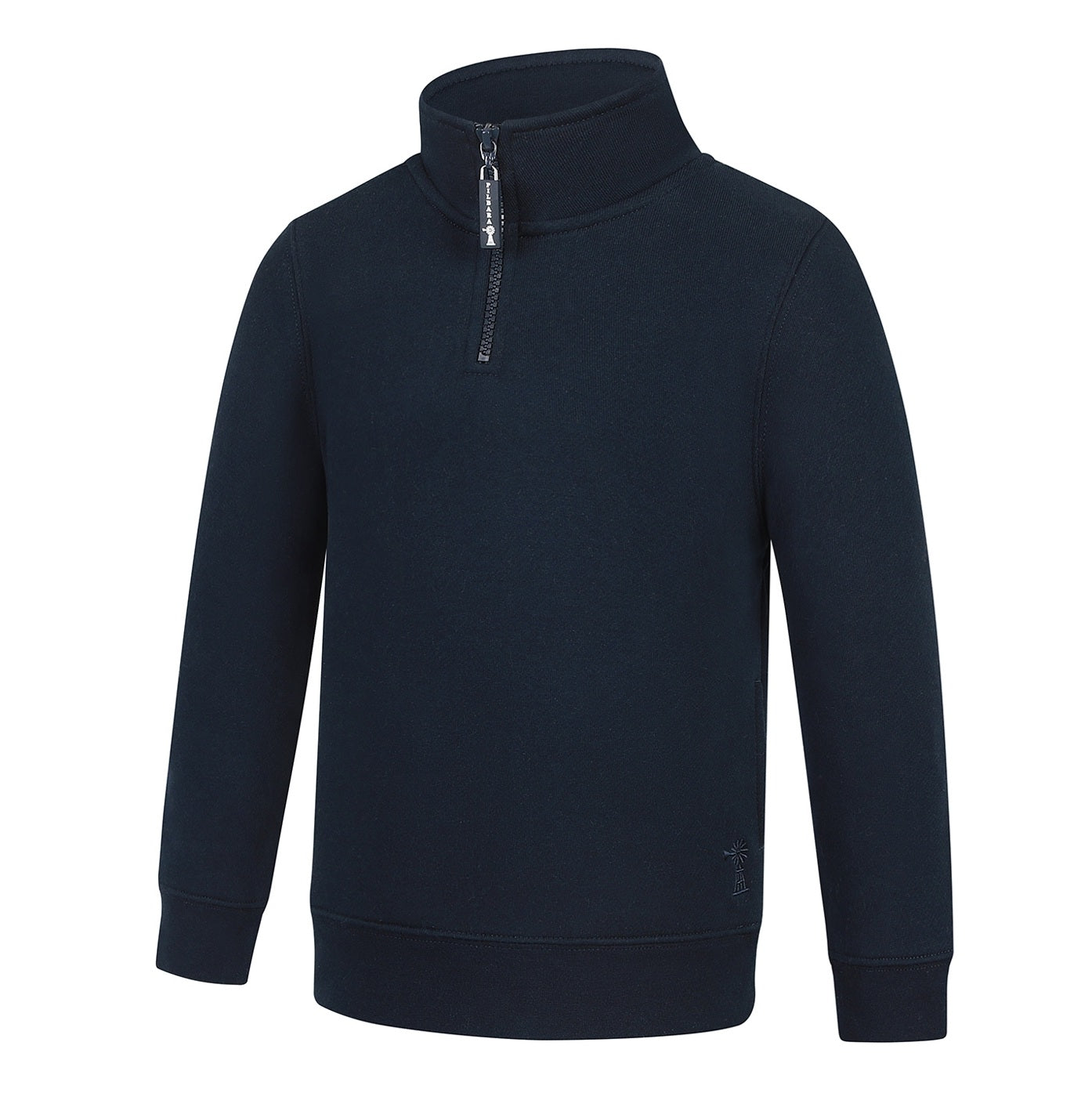 Navy blue Pilbara RMPC161 Children's Zipper C/F Fleece Pullover