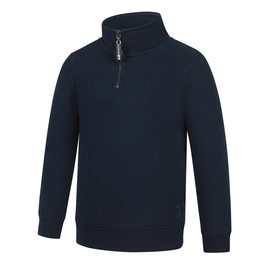 Navy blue Pilbara RMPC161 Children's Zipper C/F Fleece Pullover