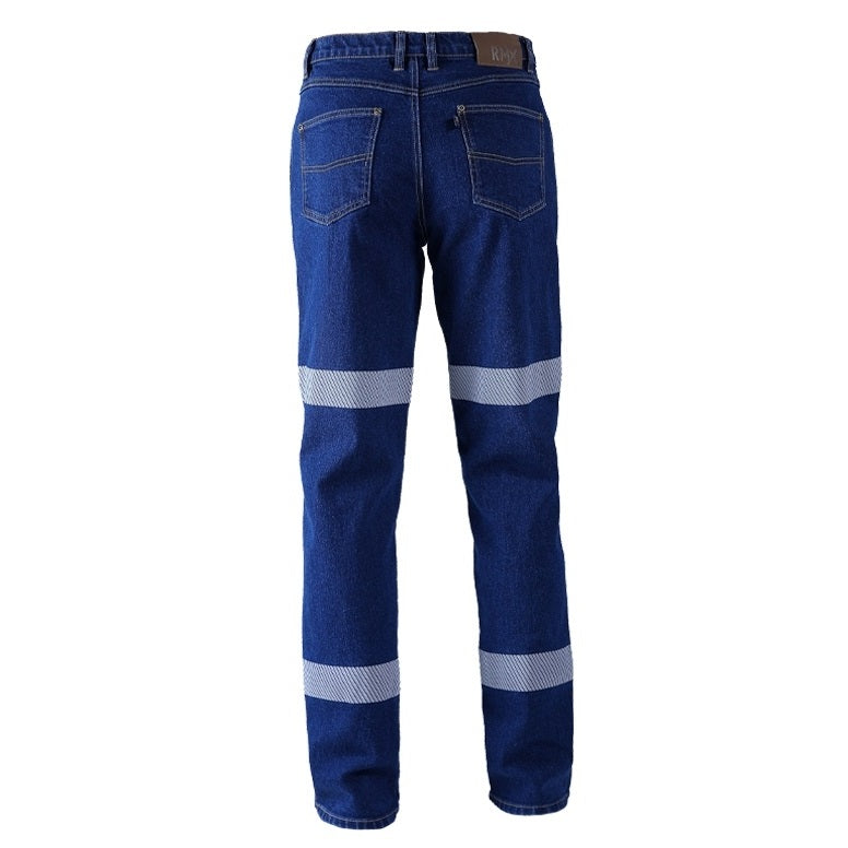 Ritemate RMX007R RMX Flexible Fit Stretch Denim Jeans Reflective