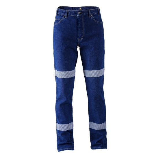 Ritemate RMX007R RMX Flexible Fit Stretch Denim Jeans Reflective