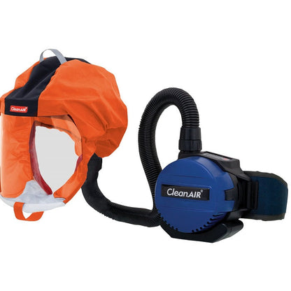 Maxisafe R720102 CleanAir Protective Short Respiratory Hood CA-1 Orange