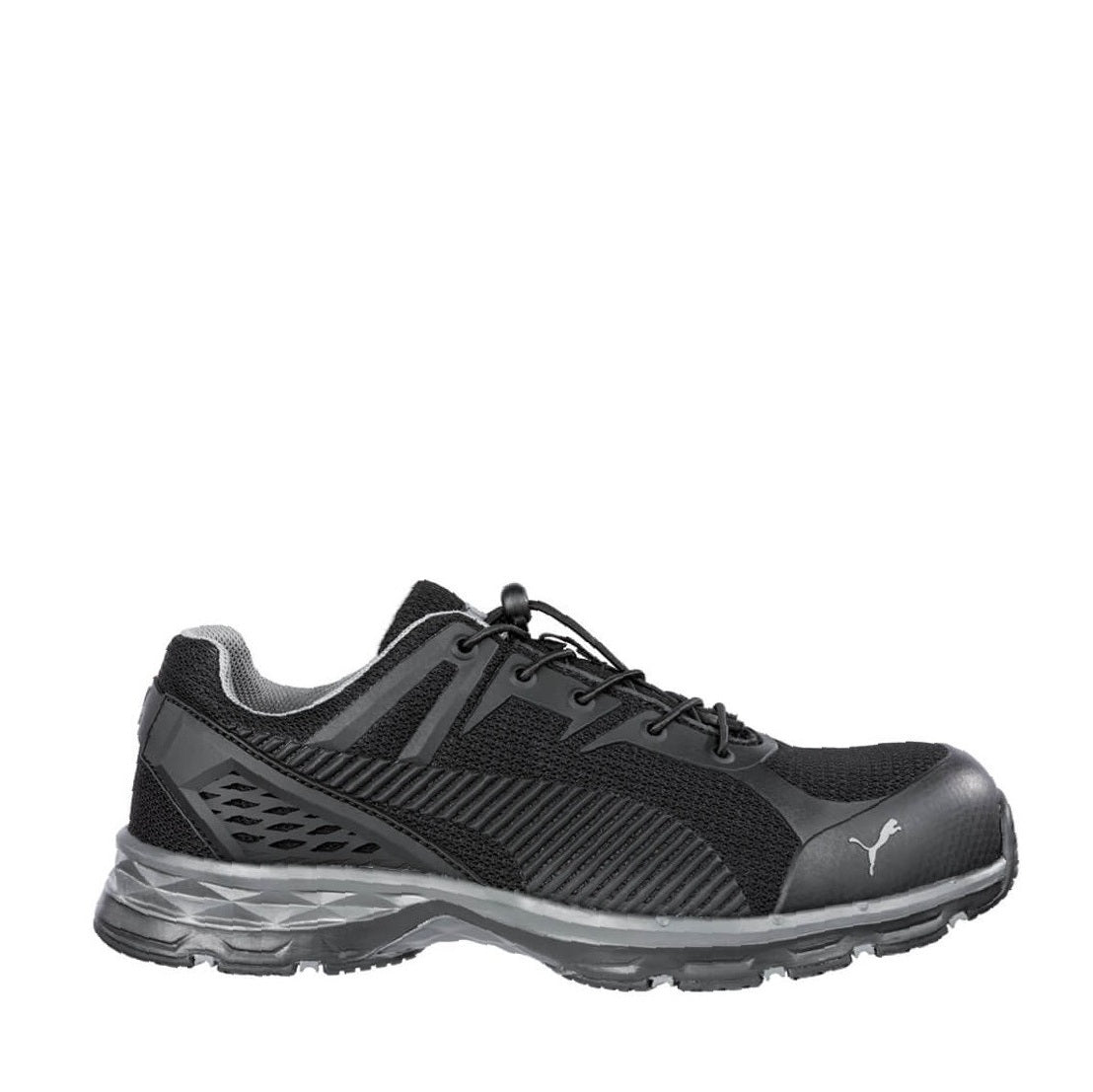 antistatic heat resistant Puma 643837 Relay Black/Grey Composite Safety Jogger