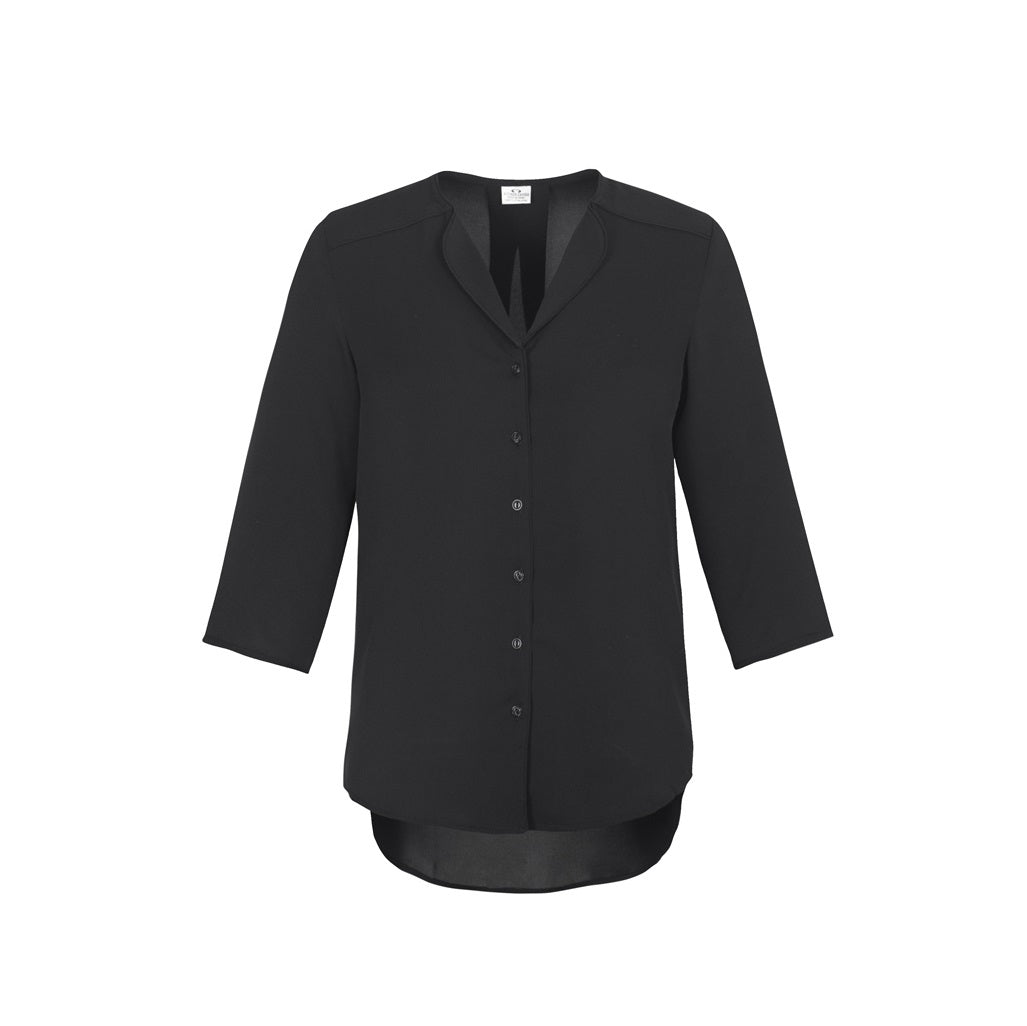 Biz Collection S015LT Lily Ladies Longline 3/4 Blouse