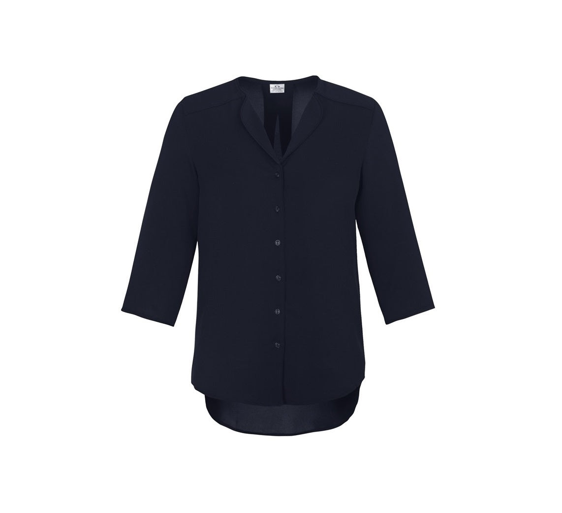 Biz Collection S015LT Lily Ladies Longline 3/4 Blouse
