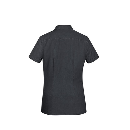 Biz Collection S017LS Ladies indie Denim S/S Shirt