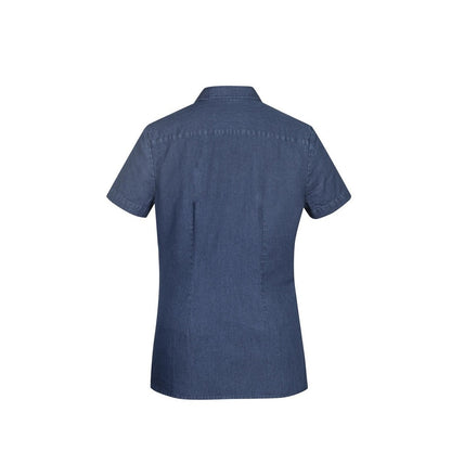 Biz Collection S017LS Ladies indie Denim S/S Shirt