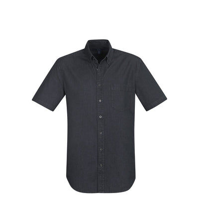 Biz Collection S017MS Mens Indie Denim S/S Shirt