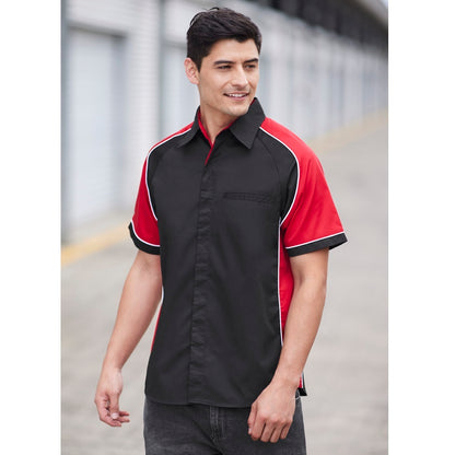 Biz Collection S10112 Mens Nitro Short Sleeve Shirt