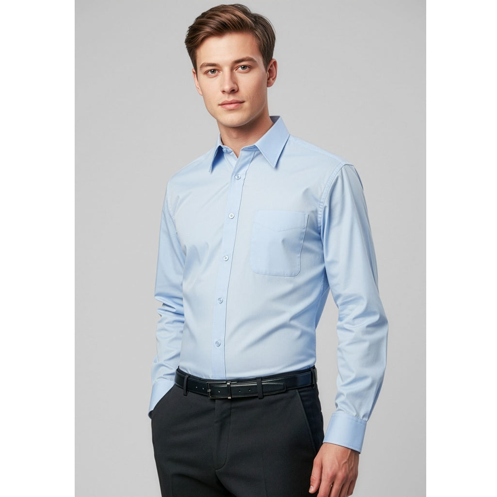 Biz Collection S10510 Base Mens Long Sleeve Shirt