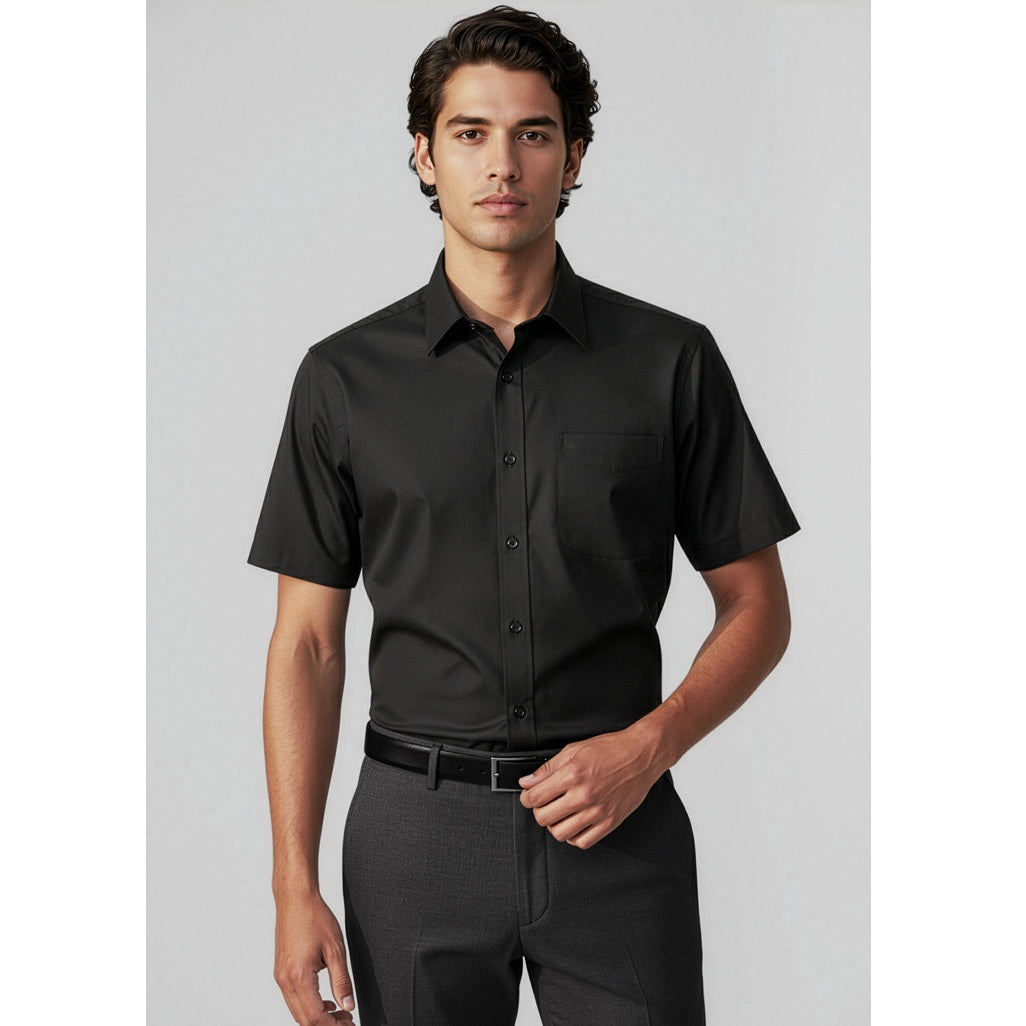 Biz Collection S10512 Base Mens Short Sleeve Shirt