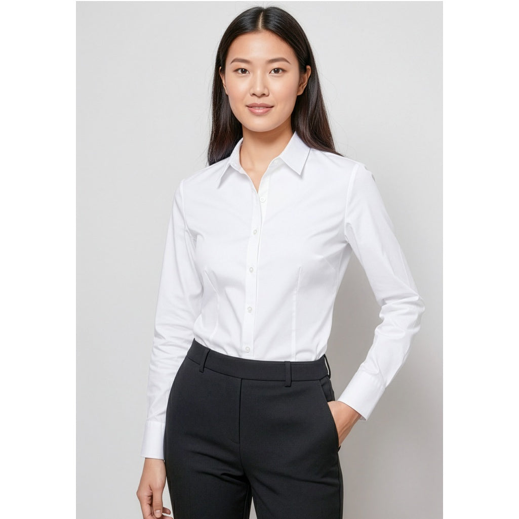 Biz Collection S118LL Ladies Luxe Long Sleeve Shirt