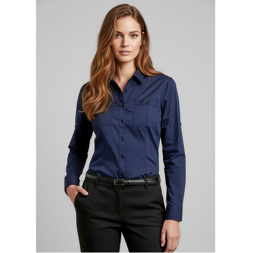 Biz Collection S306LL Bondi Ladies Long Sleeve Shirt