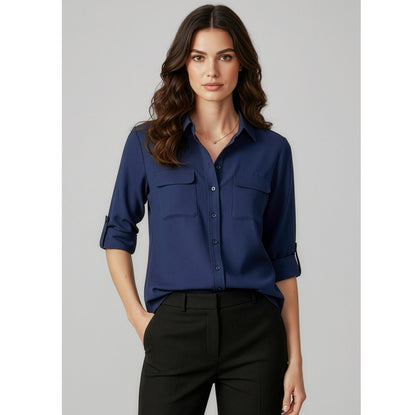 Biz Collection S626LL Ladies Madison Shirt